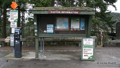 Info south of Deception Pass Bridge