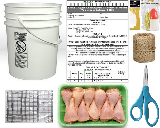 Crab catching items