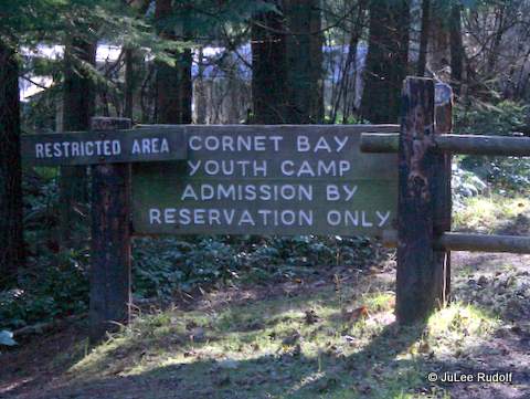 Sign at south end of Discovery Trail