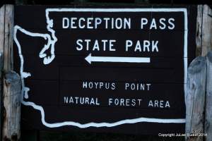 Sign near trail head