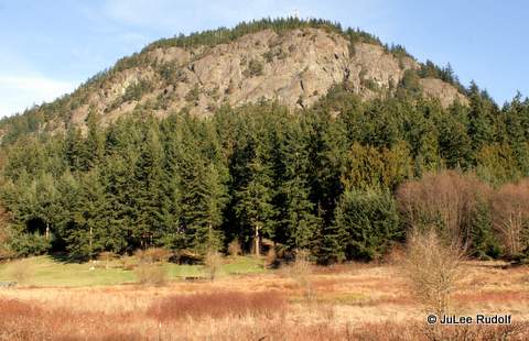Mt Erie viewed from below