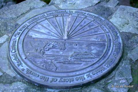 Sun dial at Sharpe Park