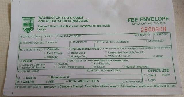 fee envelope