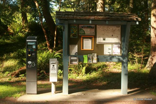 South Whidbey State Park kiosk