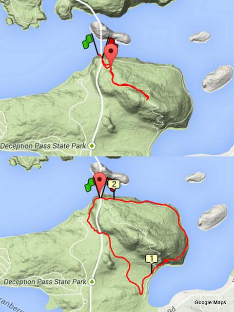 Goose Rock hikes: Summit Trail and Discovery+Perimeter Trails
