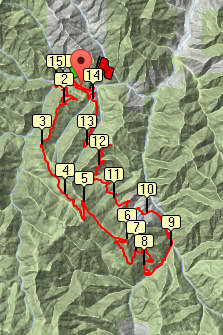 Red Devil Trail Run 25K course
