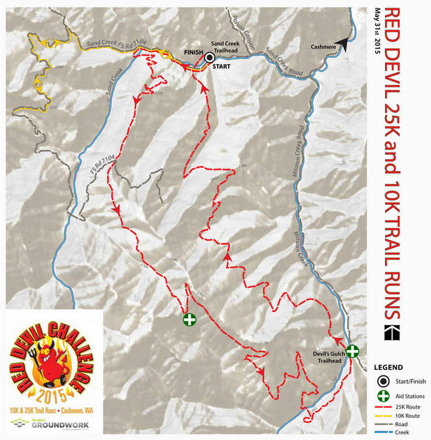Red Devil Trail Run flyer