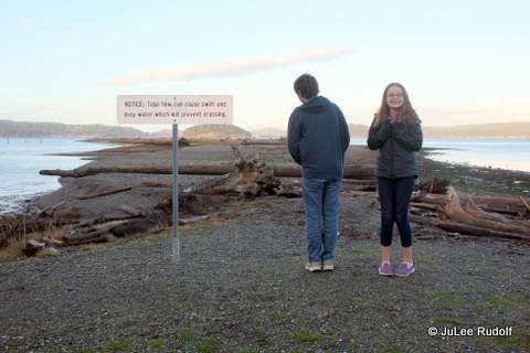 Entrance to Ala Spit (December 2014)